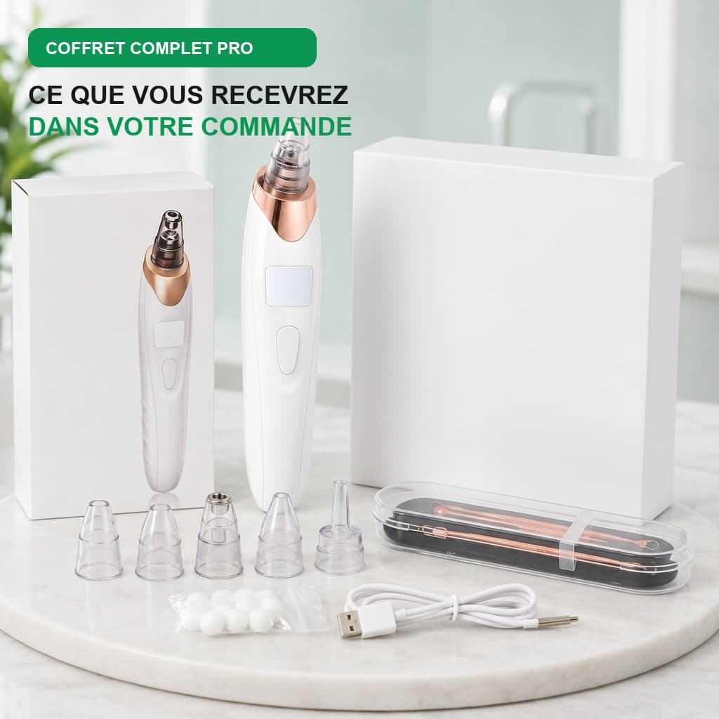 Aspirateur Points Noirs 3-en-1 Pro - Bénéfice 8